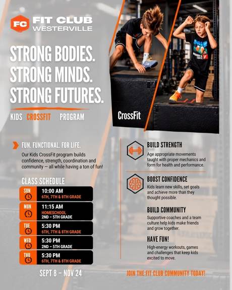 Post designed by TinyBull for Fit Club Westerville